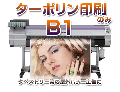 B1ターポリン印刷